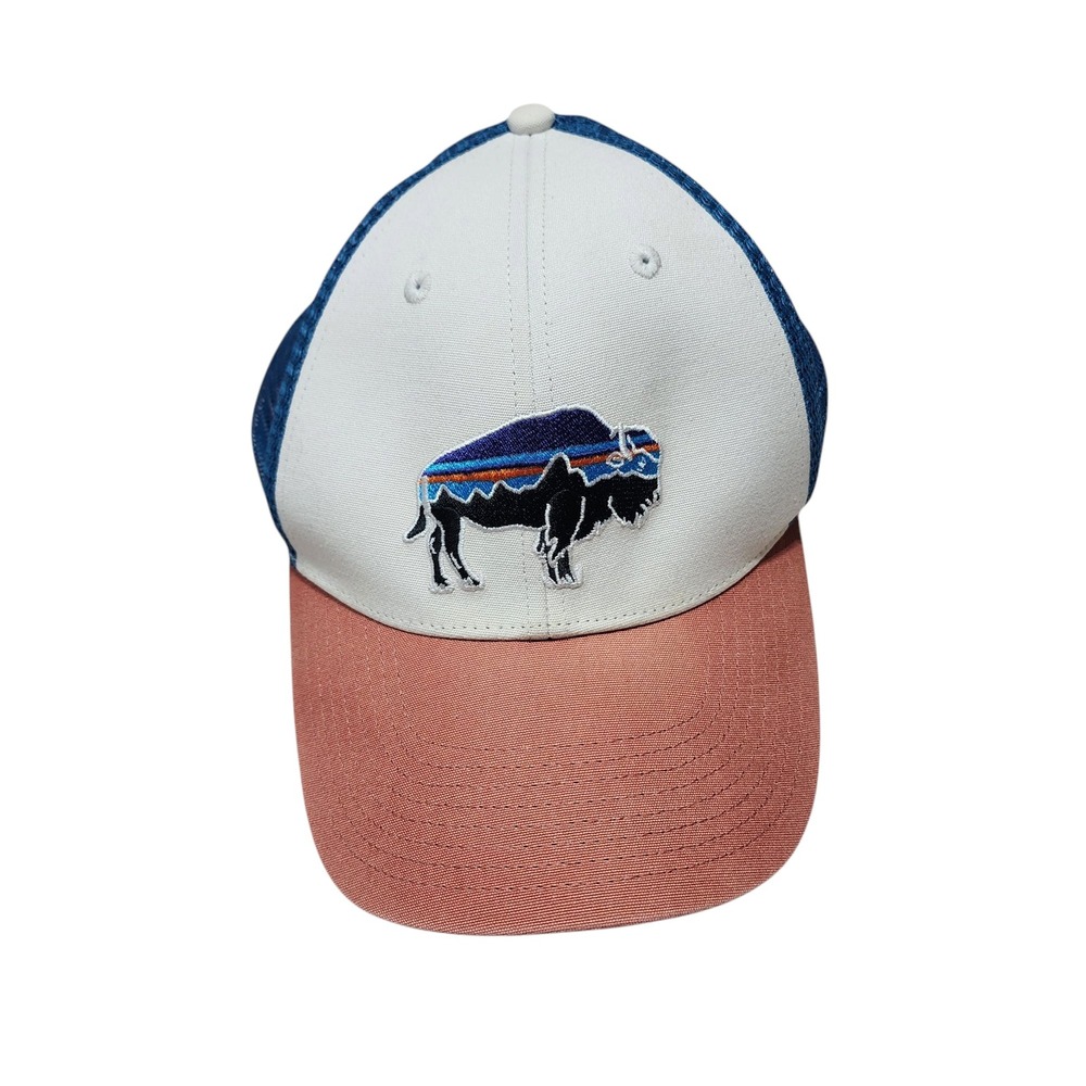 Patagonia Trucker Hat Buffalo Patch Mesh‎ Back Cap Adjustable